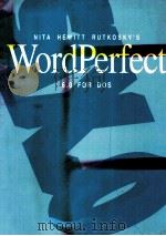 WORDPERFECT 6.0 FOR DOS   1994  PDF电子版封面     