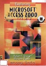 EXPLORING MICROSOFT ACCESS 2000   1999  PDF电子版封面     
