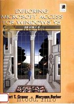 EXPLORING MICROSOFT ACCESS FOR WINDOWS 95 VERSION 7.0   1996  PDF电子版封面     