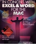 IN CONCERT WITH EXCEL & WORD FOR THE MAC   1992  PDF电子版封面    DAN SHAFER 