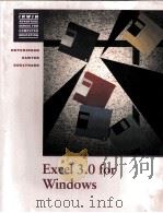 EXCEL 3.0 FOR WINDOWS   1993  PDF电子版封面     