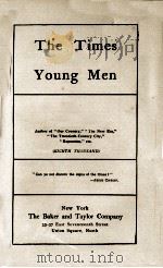 THE TIMES AND YOUNG MEN   1901  PDF电子版封面    Josiah Strong 