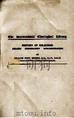 HISTORY OF RELIGIONS II JUDAISM  CHRISTIANITY MOHAMMEDANISM（1920 PDF版）