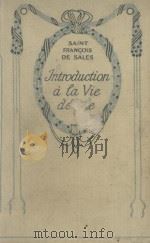 Introduction a la Vie devote     PDF电子版封面    S. Francois de sales 