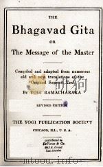 THE Bhagavad Gita   1935  PDF电子版封面    YOGI RAMACHARAKA 