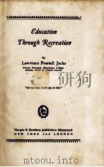 Education Through Recreation（1932 PDF版）