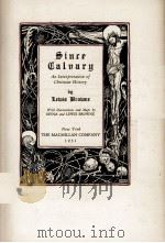Since Caluary（1931 PDF版）