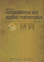 JOURNAL OF COMPUTATIONAL AND APPLIED MATHEMATICS VOL.31 NO 3   1990  PDF电子版封面     