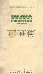 THE DARK FRONTIER（1982 PDF版）