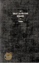 SOCIAL AND CULTURAL DYNAMICS VOLUME THREE（1937 PDF版）