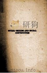 SOCIAL ORIGINS AND SOCIAL CONTINUITIES（1925 PDF版）