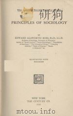 PRINCIPLES OF SOCIOLOGY   1920  PDF电子版封面     