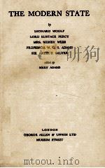 THE MODERN STATE   1933  PDF电子版封面    LEONARD WOOLF 等 