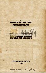 CONDITIONS OF PEACE   1942  PDF电子版封面    EDWARD HALLETT CARR 