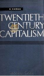 TWENTIETH CENTURY CAPITALISM（ PDF版）