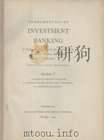 INVESTMENT BANKING  SECTION 7（1947 PDF版）
