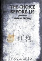 THE CHOICE BEFORE US MANKIND AT THE CROSSROADS   1934  PDF电子版封面    NORMAN THOMAS 