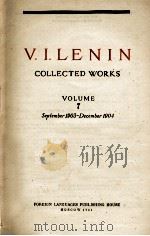 V.I.LENIN COLLECTED WORKS VOLUME 7 SEPTEMBER 1903-DECEMBER 1904   1961  PDF电子版封面    V.I.LENIN 