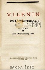 V.I.LENIN COLLECTED WORKS VOLUME 11  JUNE 1906 - JANUARY 1907（1962 PDF版）