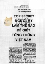 TOP SECRET NGUOI MY LAM THE NAO DE GIET TING THONG VIET NAM     PDF电子版封面     