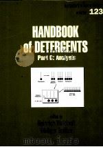surfactant science series  volume 123  HANDBOOK OF DETERGENTS（ PDF版）