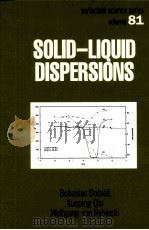 SOLID-LIQUID DISPERSIONS     PDF电子版封面     