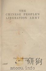 THE CHINESE PEOPE'S LIBERATION ARMY   1950  PDF电子版封面     