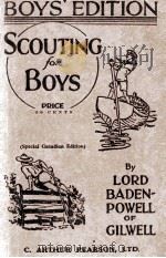 SCOUTING FOR BOYS BOYS' EDITION     PDF电子版封面     