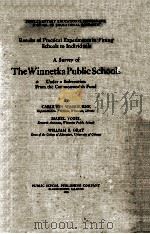 THE WINNETKA PUBLIC SHOOLS   1926  PDF电子版封面    CARLETON WASHBURNE 