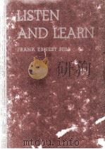 LISTEN AND LARN FIFTEEN YEARS OF ADULT EDUCATION ON THE AIR   1937  PDF电子版封面     