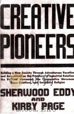 CREATIVE PIONEERS   1937  PDF电子版封面     