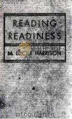 READING READINESS   1936  PDF电子版封面    M. LUCILE HARRISON 