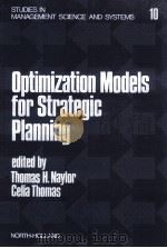 Optimization Models for Strategic Planning（ PDF版）