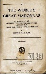 THE WORLD'S GREAT MADONNNAS（ PDF版）