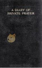 A DIARY OF PRIVATE PRAYER（1937 PDF版）