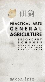 GENERAL AGRICULTURE FOR SECONDARY SCHOOLS   1948  PDF电子版封面     