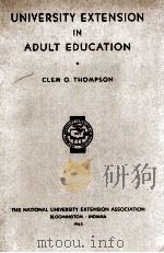 UNIVERSITY EXTENSION IN ADULT EDUCATION（1943 PDF版）