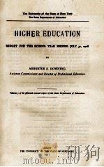 FIFTEENTH ANNUAL REPORT OF THE EDUCATION DEPARTMENT VOLUME III   1921  PDF电子版封面     