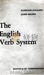THE ENGLISH VERB SYSTEM   1962  PDF电子版封面     
