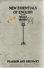 NEW ESSENTIALS OF ENGLISH MIDDLE GRADES（1928 PDF版）