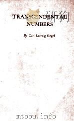 TRANSCENDENTAL NUMBERS（1949 PDF版）