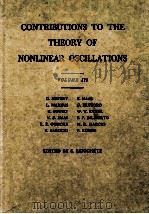 CONTRIBUTINS TO THE THEORY OF NONLINEAR OSCILLATIONS VOLUME III   1956  PDF电子版封面    S. LEFSCHETZ 