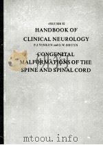congenital malformations of the spine and spinal cord     PDF电子版封面     