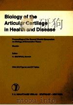 Biology of the Articular Cartilage in Health and Disease（ PDF版）