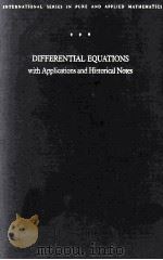 DIFFERNTIAL EQUATIONS WITH APPLICATIONS AND HISTORICAL NOTES（1972 PDF版）