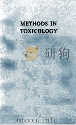 METHODS IN TOXICOLOGY（1970 PDF版）