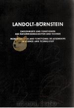 LANDOLT-BORNSTEIN BAND I ENERGIE-NIVEAUS DER KERNE:A=5 BIS A=257（1961 PDF版）