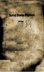 SOLID STATE PHYSICS VOLUME I（1968 PDF版）