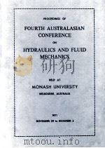 FOURTH AUSTRALASIAN CONFEREN ON HYDRAULICS FLUID MECHANICS     PDF电子版封面     