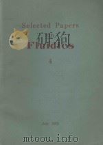 SELECTED PAPERS ON FLUIDICS 4   1972  PDF电子版封面     